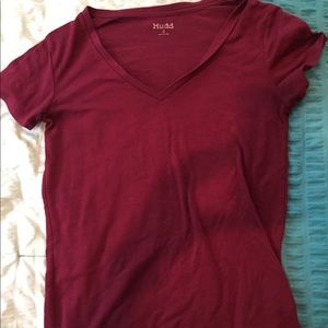 Maroon Mudd tee